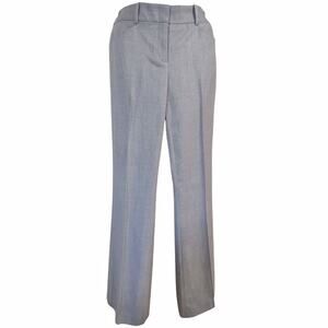 BCBG Gray Tailored Trousers Size 8 Career Dressy Low Waist Classic Work Pants